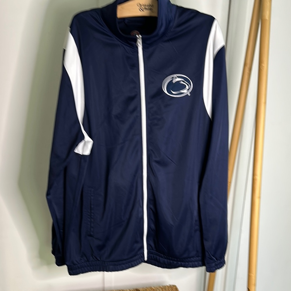 Penn State Navy‎ and White Track Jacket men’s XXL
